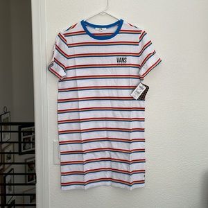 Vans striped t-shirt dress